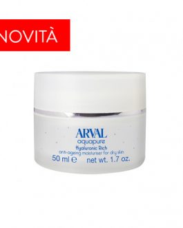 Hyaluronic Rich-idratante anti-età pelli secche Aquapure Arval